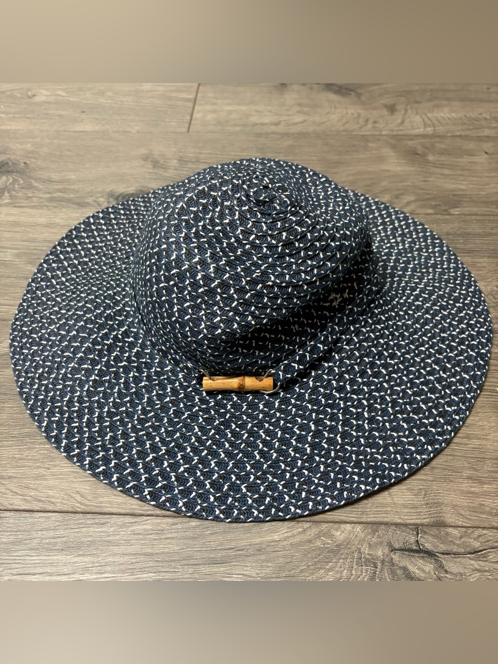 Floppy blue sun hat